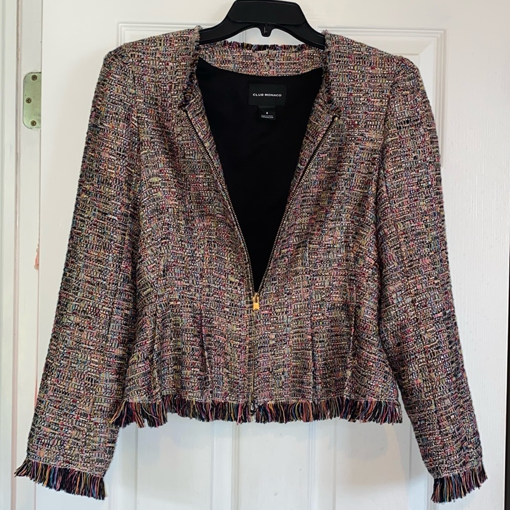 Tweed blazer jacket by CLUB MONACO - Picture 8 of 8